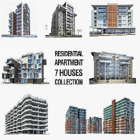 Residential Buildings Collection - 7 Pack